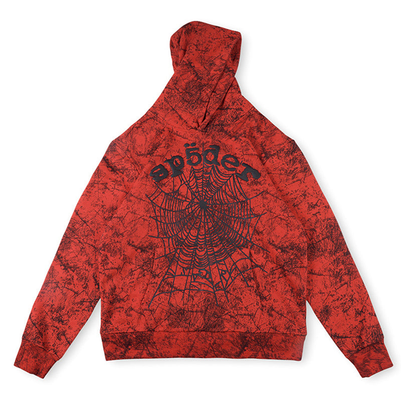 Sp5der OG Tree Camo Sweatpant Red