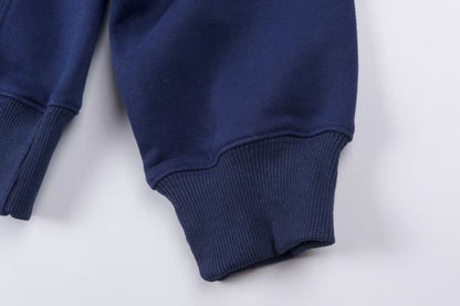 Sp5der Varsity Web Crewneck Sweatshirt Navy