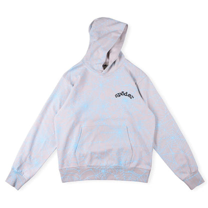 Sp5der AOP Web Hoodies 'Heather Grey'