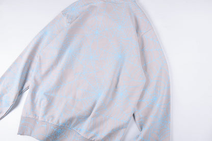 Sp5der AOP Web Hoodies 'Heather Grey'