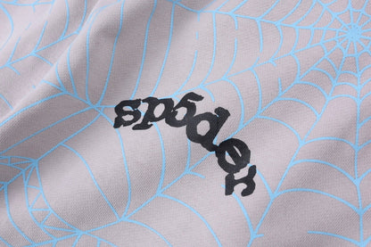 Sp5der AOP Web Sweatpants 'Heather Grey'