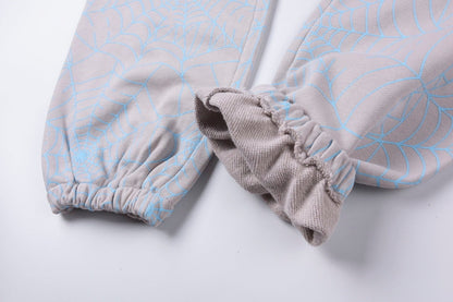 Sp5der AOP Web Sweatpants 'Heather Grey'