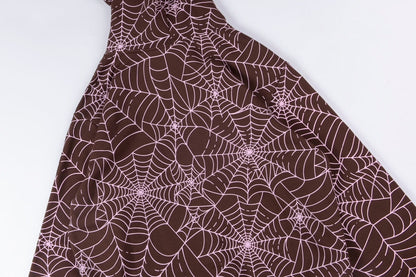 Sp5der AOP Hoodie Brown