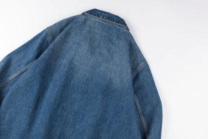 Sp5der 555555 demin jean jacket