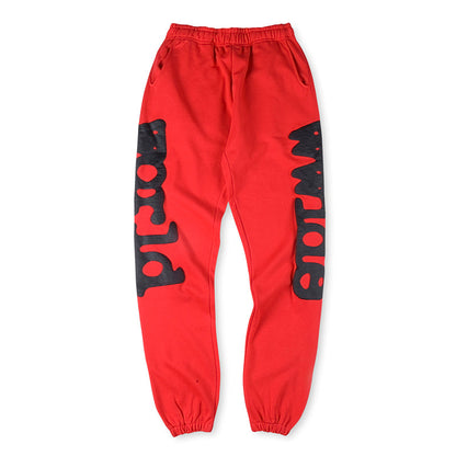 Sp5der Beluga Hoodie Pant Red