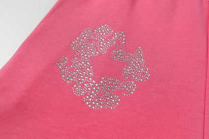 Denim Tears Cashmere Swarovski Cotton Wreath Shorts