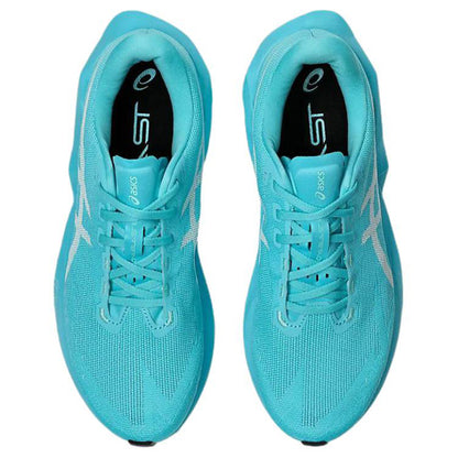 ASICS NOVABLAST 6 Blue White Running Sneakers | Lightweight Low-Top Trainers for Men & Women