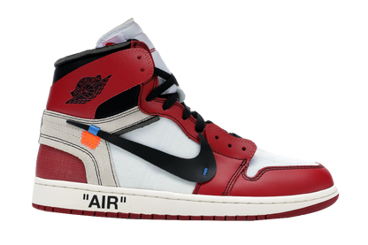 AJ1 X OW Chicago Red