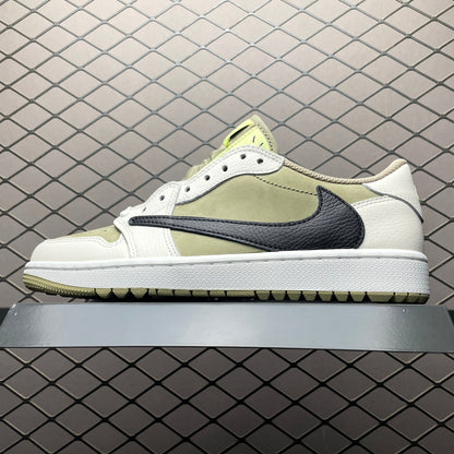 AJ1 Low Travis Scott Golf Neutral Olive